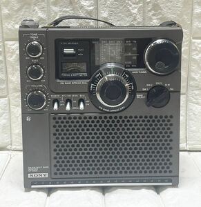 希少！ 動作確認済み☆ SONY ソニー ICF-5900 スカイセンサー マルチバンドレシーバー FM/AM ラジオ 電子機器 家庭用 当時物 お宝 希少 E1