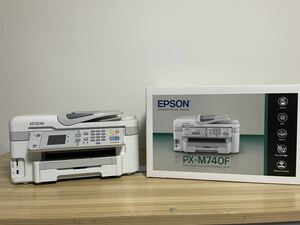 【美品】EPSON エプソン A4インクジェットFAX複合機 PX-M740F ビジネスプリンター 箱付き 状態不明