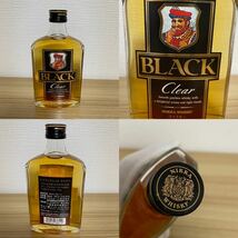 【未開封】ニッカウイスキー ブラックニッカ NIKKA whisky gold&gold 北海道蒸留 ブラックニッカ クリア 3本セット 古酒 同梱可 _画像4