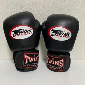 ボクシング グローブ ミット 3点セット 黒 赤 Twins Special 8oz 鉄人倶楽部の画像2