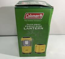 イ233 コールマン Coleman ランタン ファミリー サイズ PACK-AWAY スパイラルランタン イエロー LANTERN キャンプ アウトドア_画像9