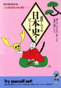 退屈しのぎの日本史びっくり本 これは驚き真説・珍説・裏話　例えば、なぜあの一休さんが色欲に溺れたか？ 青春ＢＥＳＴ文庫／歴史の謎を探