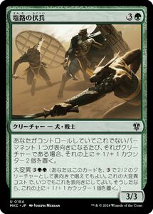 MTG/カルロフ邸殺人事件 統率者デッキ/塩路の伏兵(日)-緑