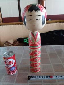 * kokeshi *.. Kichisuke *.. рисовое поле серия * высота примерно 29.5cm*.* Sato сосна ..| Sato . осень * традиция прикладное искусство * старый изобразительное искусство *⑳