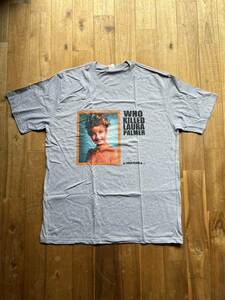 TWIN PEAKS ツインピークス Tシャツ L 新品 David Lynch グレー gray new t-shirt 半袖 デヴィッドリンチ ローラパーマー Who killed Laura