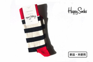  free shipping * new goods l unused l happy socks lhappy socksl Crew height casual socks lStripe Sockl10110004