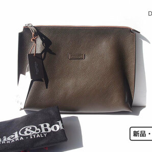 送料無料★新品｜未使用｜ダニエル&ボブ｜Daniel&Bob｜シュリンクレザークラッチバッグ｜U458