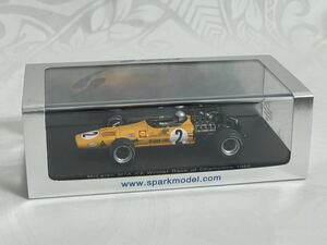 スパーク Spark 1/43 マクラーレン Mclaren M7A #2 優勝 1968 S3095 ブルース・マクラーレン