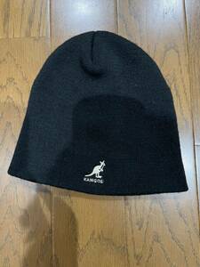 KANGOL　カンゴール　ニット帽　黒色　レディース　ワンサイズ（57～59㎝）　ブラック