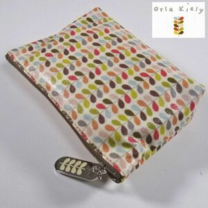  new goods o-la kai Lee pouch bag-in-bag organizer make-up pouch multi Orla Kiely lady's woman for lady regular goods 007