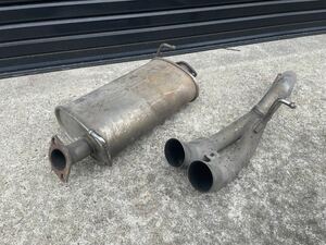 当時物 超希少 5ZIGEN JEFF EXHAUST GEAR C系アルト アルトワークス ワゴンR セルボ セルボモード デュアルマフラー 跳ね上げ マフラー