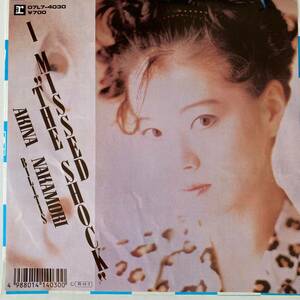 シングル盤★中森明菜★I MISSED "THE SHOCK"/BILITIS