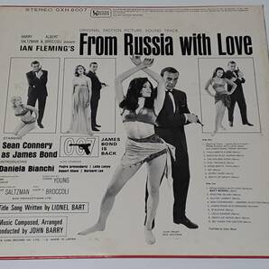 ００７ ロシアより愛をこめて(1963) From Russia with Love／ジョン・バリー John Barry、マット・モンロー Matt Monro／日本盤ＬＰの画像2