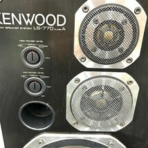 【2個口発送】KENWOOD ケンウッド LS-770 3WAYスピーカーシステム バスレフ方式 ブックシェルフ型 音楽 音楽鑑賞 趣味 ブラック_画像7