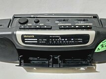 【難有】 aiwa アイワ ステレオラジオカセットレコーダー CS-W320 昭和レトロ 1995年製 修理 ラジオのみ使用可_画像9