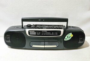 【難有】 aiwa アイワ ステレオラジオカセットレコーダー CS-W320 昭和レトロ 1995年製 修理 ラジオのみ使用可