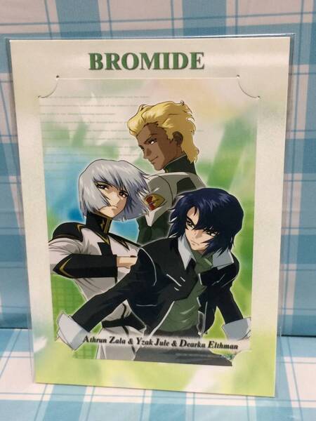 ムービック 機動戦士ガンダムSEED DESTINY ブロマイド アスラン & イザーク & ディアッカ 集合柄 ザフト Z.A.F.T. 制服 未開封品