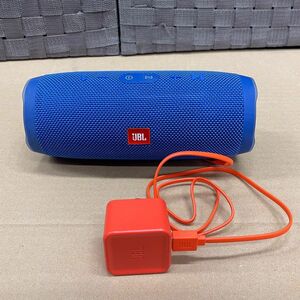 R850-O18-2863 JBL ジェービーエル ワイヤレススピーカー CHARGE3 チャージ3 ブルー/Bluetooth ポータブル 防水 オーディオ機器/通電OK ⑤