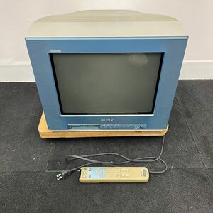 R255-O44-821 ◆ SONY ソニー Trinitron トリニトロン KV-14DA1 14インチ ブラウン管テレビ カラー TV 2002年製 リモコン付き 通電OK ③