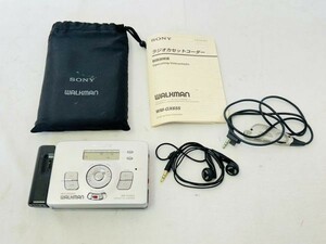 K-P522-K55-122 SONY ソニー カセットウォークマン WM-RX822 カセットプレーヤー 説明書/備品付き 通電OK②