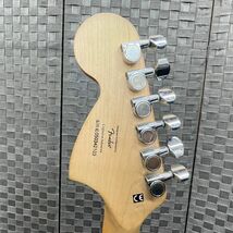 P894-C8-311◆Squier by fender スクワイヤー フェンダー ストラトキャスタータイプ 6弦 弦楽器 セミハードケース付き 通電/音出しOK ②_画像6