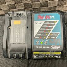 Q880-O43-677 MAKITA マキタ 充電式4モードインパクトドライバー TP131D/DIY 電動工具/7.2-18V用 純正 充電器 DC18RC 専用ケース 取説付 ⑤_画像10