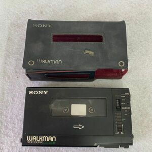 R312-C6-563 SONY ソニー WALKMAN PROFESSIONAL ウォークマン プロフェッショナル WM-D6 ポータブル カセットプレーヤー ソフトケース付 ④