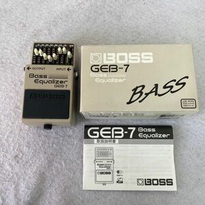R310-O43-363 BOSS ボス Bass Equalizer ベース イコライザー GEB-7 エフェクター 器材 音楽 箱/説明書 付き ④
