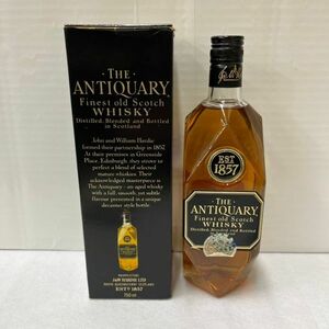 O404-C9-119 THE ANTIQUARY アンティクァリー Finest old Scotch WHISKY スコッチウイスキー 洋酒 750ml 43％ 古酒 未開栓 箱付き ③