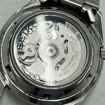 K-Q072-K52-311◎SEIKO セイコー メンズ腕時計 7S26-0480 黒文字盤 3針 デイデイト 裏スケルトン AT自動巻き 可動 ⑤_画像8