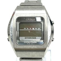 K-Q006-K39-1785◎CASIO カシオ メンズ腕時計 TRN-110 LiquioCrystal デジタル クォーツ シルバー ⑤_画像1