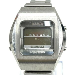 K-Q006-K39-1785◎CASIO カシオ メンズ腕時計 TRN-110 LiquioCrystal デジタル クォーツ シルバー ⑤