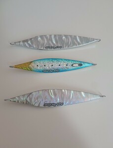 送料無料 未使用 アブガルシア スキッドジグ 80g２個 120g １個 合計３個 青物 マダイ 根魚 ジキング スロージキング