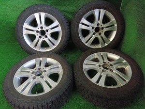 溝有 ダンロップ ウインターマックス01 205/55R16 ベンツ純正ホイールセット 4本 売切!!