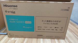 ＃5716 【未使用】ハイセンス　　Hisense　テレビ　TV　50A68K　4K液晶テレビ　A68Kシリーズ　50V　50型　