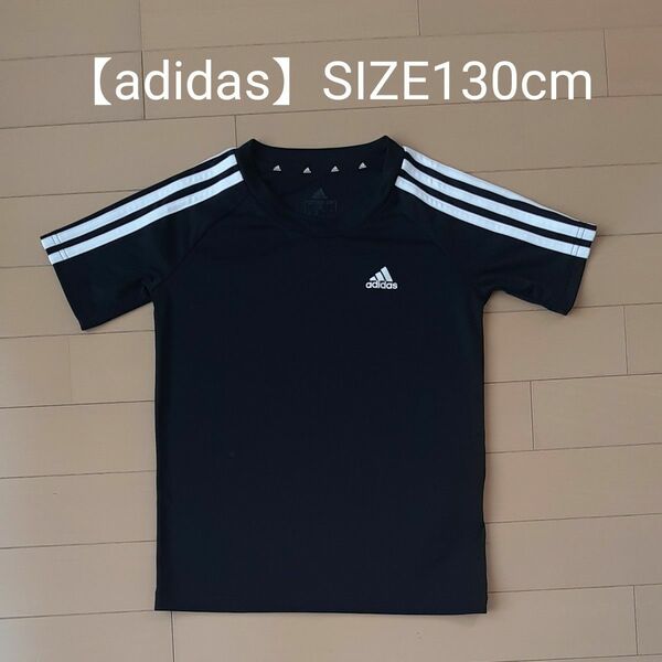 【adidas】アディダス セレーノ AEROREADY 半袖Tシャツ スポーツウェア キッズ　 黒 ブラック　130cm