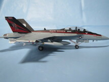 【リペイント完成品】1/144 F-Toys 『 F/A-18F SUPER HORNET 』第154戦闘攻撃飛行隊 "ブラックナイツ" CAG機 2016_画像3