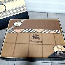 g2402091　BURBERRY　バーバリー　毛布　純毛毛布　Burberrys　ウール_画像2