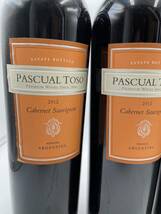 【1852】 5本セット　PASCUAL　TOSO　2012　14%　750ｍｌ　ワイン　赤_画像2