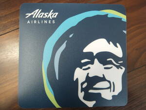 ◆新品U.S.正規品アラスカ航空【Alaska Airlines 】輸入＠本物オフィシャルBIGマウスパット限定出品◆送料230円～