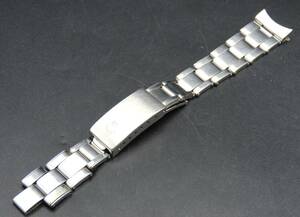 1円～! ROLEX ロレックス 純正リベットブレス 7205 FF62 SR2 取付幅約17mm SS 3連 ヴィンテージ メンズ ボーイズ 腕時計 パーツ 88