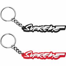 【新品未開封 黒赤セットFutura Logo Keychain】 supreme 20aw フューチュラ ロゴ キーチェーン キーホルダー box webbing lanyard 24ss_画像1