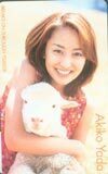  telephone card idol telephone card Yada Akiko Young Sunday Y0004-0068