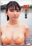 沢口愛華 EX大衆 クオカード500 S0141-0046