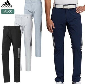 【 ネイビー 76cm 新品 タグ付き 】 adidas アディダス ゴルフ スリーストライプス サイドシームレス パンツ