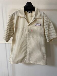 シャツ ブラウス 「直営店限定」SHORTSLEEVE STRIPE WORK SHIRT / ストライプ ワークシャツ 