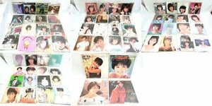 レコード 7インチ 西城秀樹 松田聖子 中森明菜 小泉今日子など 計68枚 おまとめセット まとめ売り 経年使用保管 ノーチェックジャンク品 ■