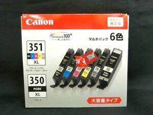  Canon Canon оригинальный товар мульти- упаковка 6 цвет большая вместимость модель BCI-351XL+350XL чернильный картридж установка временные ограничения 2024.06 в коробке нераспечатанный товар #