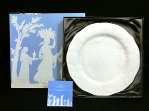 ウェッジウッド WEDGWOOD ストロベリー＆パイン プレート 径28.2cm 箱付 英国製 美品中古 ■