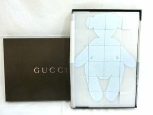 グッチ ベイビーパズル GUCCI babypussle ベアークマ GGロゴ入り 24ピース 縦30×横20cm 箱付 中古 ■